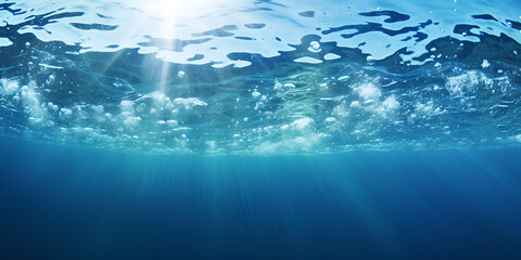 Beneath the Waves,  Captivating Ocean View Underwater Images .Unveiling the Beauty of Ocean Depths .