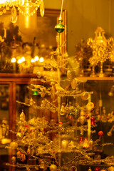 Christmas treeon street in downtown, Vienna, Austria