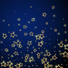 Fototapeta premium Twinkle stars scattered around randomly, flying,