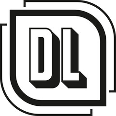 DA Letter Monogram Logo Design