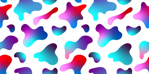 Vector abstract pattern of drops. Colorful gradient for modern design