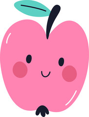 Apple Fruit Character
