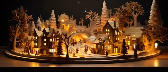 Holzhandwerk im Lichterglanz: Traditioneller Schwibbogen aus dem Erzgebirge