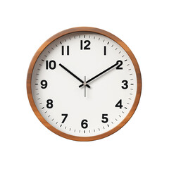 Clock isolated on transparent background