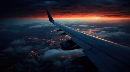 Obraz premium wing of the plane