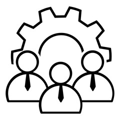 Businessman icon vector. User illustration sign. Account symbol or logo.