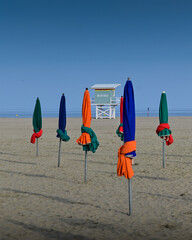 Plage de Deauville, Normandie 