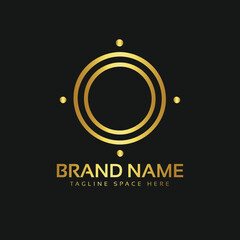 Golden luxury smart minimal modern logo design vector. is a professional business and premium logo design. 100% Editable vectors. EPS documents. Icon symbol vector EPS 10