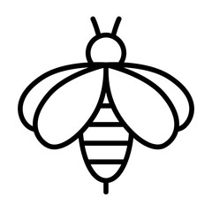 Honeybee, pollinator, Apis, hymenopteran, stinger icon and easy to edit.