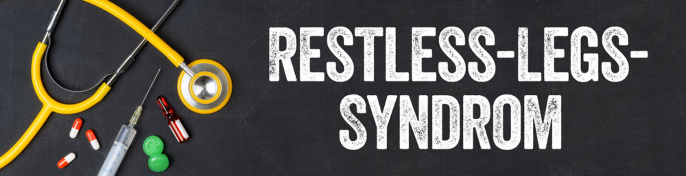 Stethoskop und Medikamente - Restless-Legs-Syndrom