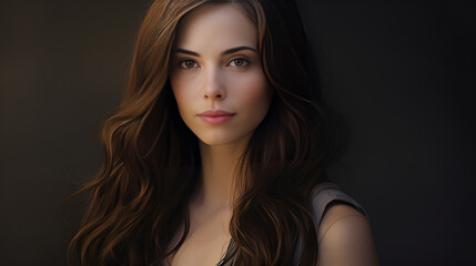 Fototapeta premium portrait of a woman | generative AI