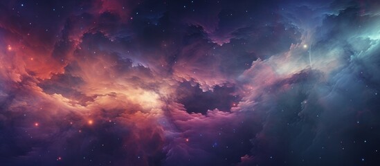 Endless galaxy. Abstract background of cosmos and stars - Powered by Adobe