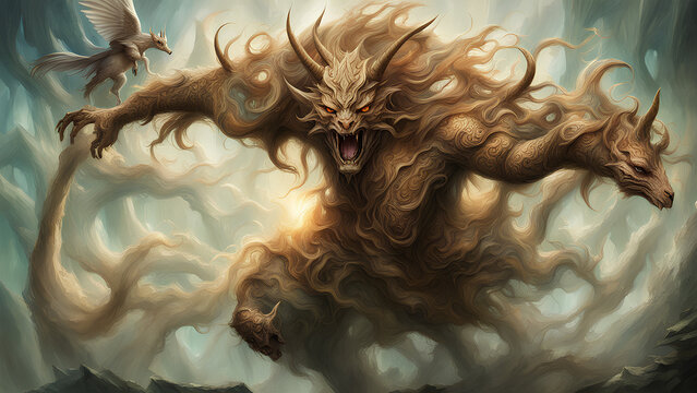 Transformation of Faces into Mythical Realms | Fantasy Unleashed | Ai Illustration 1J