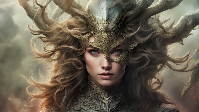 Transformation of Faces into Mythical Realms | Fantasy Unleashed | Ai Illustration 6b