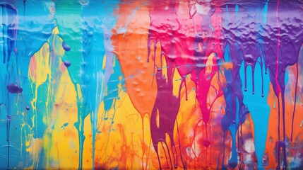 abstract wall surface with paint strokes and smudges and paint sprays