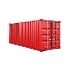 Container isolated on transparent background