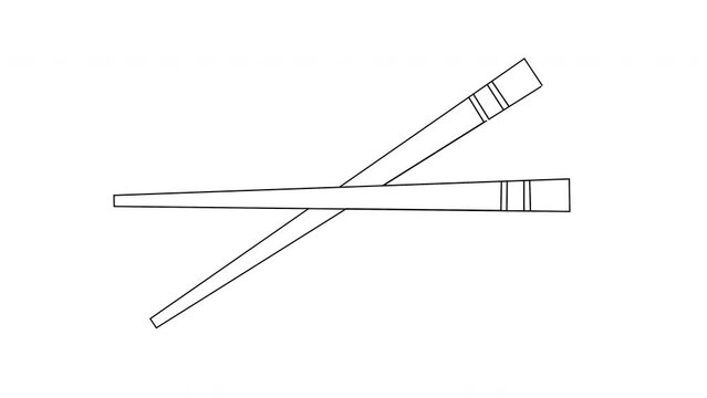 animated sketch of the food stick icon