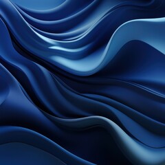 Obraz premium Abstract 3D Background with monochrome wavy flowing liquid paint