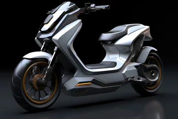 Foto auf Acrylglas Hyper scooter, Sleek design futuristic scooter. © visoot