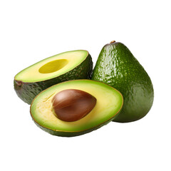 Avocado on transparent background PNG