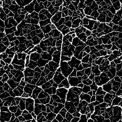 Fototapeta premium Wall Cracks Vector Texture Backgrounds.