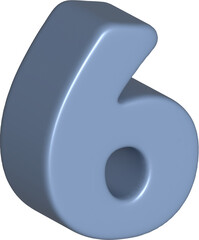Number illustration. Hand drawn picture