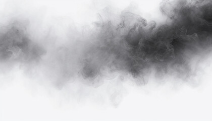 smoke on black generating by AI technology