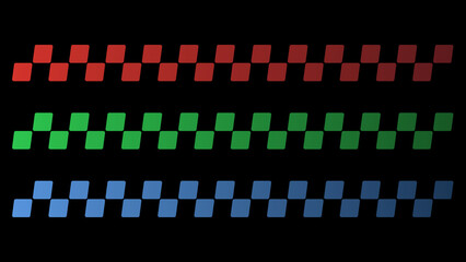 Obraz premium Car surface body stripes. Motion stickers for tuning. Sport decals for vehicles and bikes. Motor racing body design. Concept of car tuning. Ribbon borders for rally race.