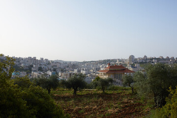 Fototapeta na wymiar city in Israel general plan
