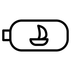 ship in bottle line