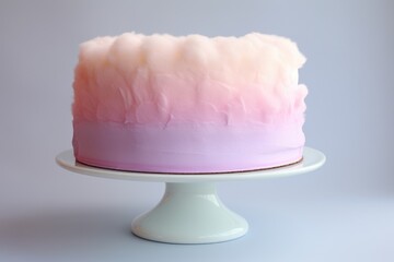  Cotton Candy Cake, candy floss, rainbow colors, pastel colors.