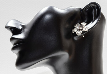 Beautiful luxury vintage handmade silver jewelry acessories, Craftsmanship silver product by silversmith