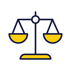 Integrity icon isolate white background vector stock illustration.