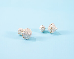 Beautiful luxury vintage handmade silver jewelry acessories, Craftsmanship silver product by silversmith