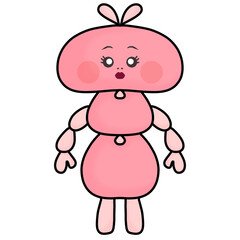 pink cartoon