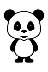 Little panda. Baby panda
