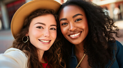 Women of different ethnicities and places of origin united.