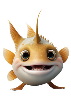 Cute CatFish, Small 3D Style, Acquarium, aquarium, ocean, sea, river