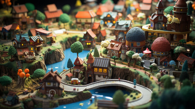 the background of the mini world