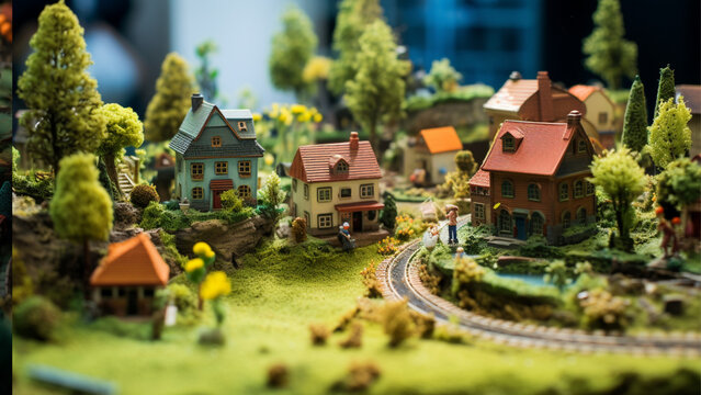 the background of the mini world