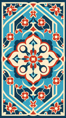 Floral motifs Card design | generative AI