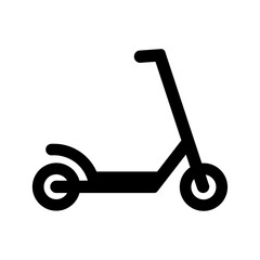 Kick Scooter Icon Symbol. Simple Design For Websites Or Mobile Apps. Vector Flat Eco-Friendly Transportation. © ThumbDown