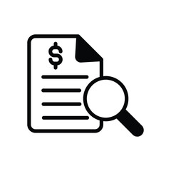 Accountability icon isolate white background vector stock illustration.