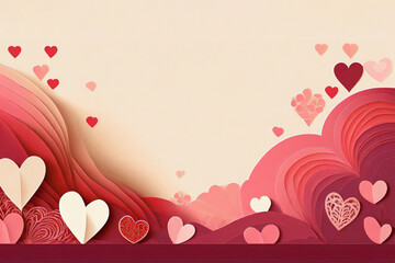 Multicolored Heart background - 677605783