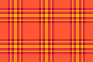 Check tartan vector of texture fabric textile with a seamless plaid background pattern.