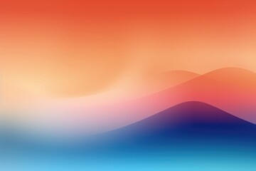 A seamless color gradient gently envelops the rhythmic patterns of gentle waves, creating an abstract background that conveys serenity and subtle movement. Illustration
