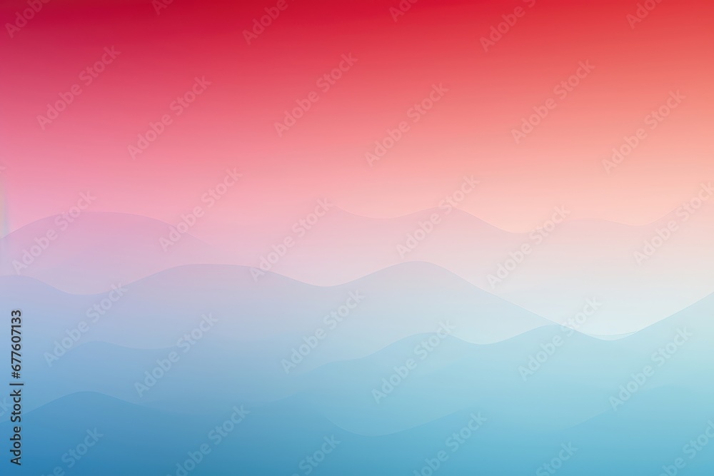 Wall mural a seamless color gradient gently bathes misty mountains, creating an abstract background that combin