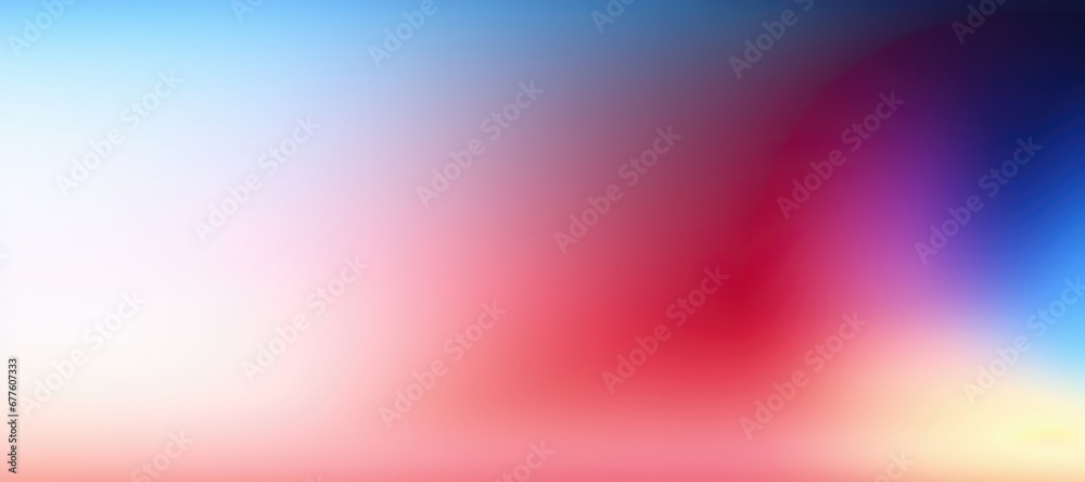 Wall mural in a wide-format composition, a seamless color gradient shapes a visually captivating abstract backg