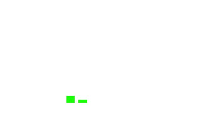 Green color graph bar growth animation on white background.