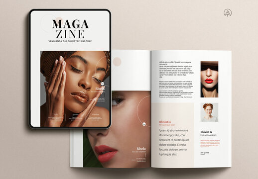Beauty Magazine Layout